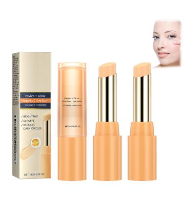 SKZKK Vitamin C Eye Balm Brightens & Reduces Puffiness Multi-Correxion Moisturizing Stick for Dark Circles and Puffiness Retinol