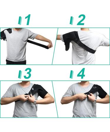 FEXPDL Adjustable Shoulder Support Brace for Men and Women - Rotator Cuff Shoulder Strap for Left and Right Shoulder - Includes Rotator Cuff Support - Buy Online on GoSupps.com