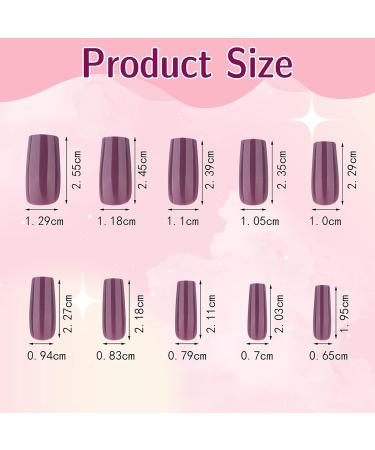 576pcs Colorful Square Press On Nails | Short Full Cover Acrylic False Nails for Women | Nail Salon Art DIY | 24 Colors - Buy Online on GoSupps.com