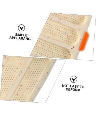 HOMSFOU 2 Pcs 3 Bread Silicone Mold Bread Pan Forms Silicone Bread Baking Trays Silicone Baking Mold Silicone Molds Loaf Pan Bread Baking Tin White Silica Gel Cake Second Generation Toast 34.5x24cmx2pcs Whitex2pcs - Buy Online on GoSupps.com