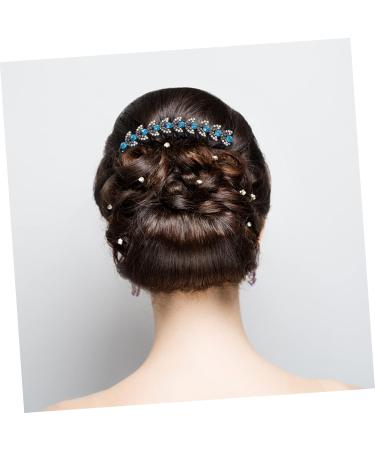 DOITOOL Issue Card Rhinestone Hair Side Combs Black Rhinestone Clip Crystal Hair Clips Black Rhinestone Hair Accessories Hair Accessories for Women Miss Rhinestones The Flowers South Korea - Buy Online on GoSupps.com