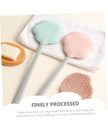 Hemoton Silicone Handle Bath Brush - Household Cleaning Scrubber for Bathroom - Shower and Body Brush - Buy Online on GoSupps.com