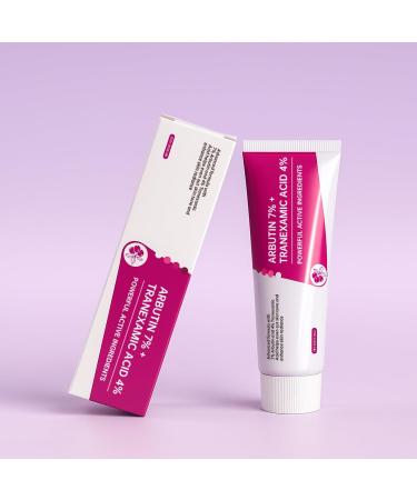 EELHOE Arbutin 7% + Tranexamic Acid 4% Cream 70 000ppm Arbutin & 40 000ppm TXA Moisturizing Hydrating Even Skin Tone Reduces Dark Spots & Pigmentation 1.76 fl.oz (1) - Buy Online on GoSupps.com