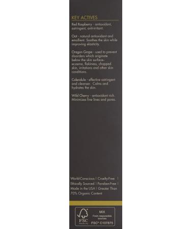 OM4 Normal Step 1 Face Wash - Antioxidant & Vitamin C Gel Cleanser for Men with Normal Skin Types - Microblended Bionutrient Formula - Buy Online on GoSupps.com