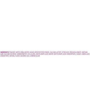 DEL MONTE BUBBLE FRUIT CUP Snacks Peach Strawberry Lemonade (Pack of 6 24 Count Total) - Buy Online on GoSupps.com