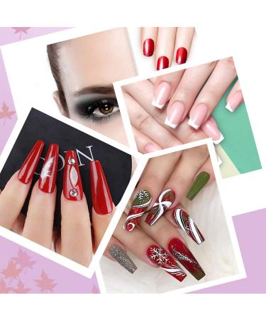 200Pcs Long Nail Forms for Acrylic & Gel Nails - Durable Extension Tips with Numbered Stickers - Buy Online on GoSupps.com