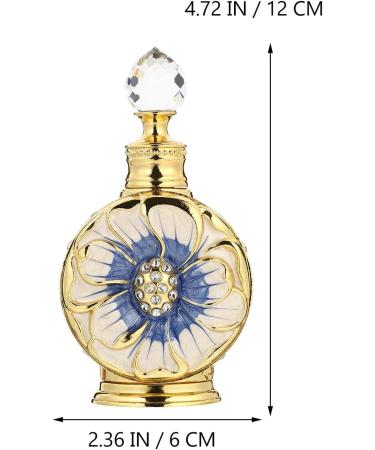 minkissy Glass Spray Bottle Glass Spray Bottle 12ml Mini Perfume Empty Bottle Vintage Glass Dropper Bottle Refillable Essential Oil Bottle for Outgoing Blue Glass Containers Travel Spray Bottle - Buy Online on GoSupps.com