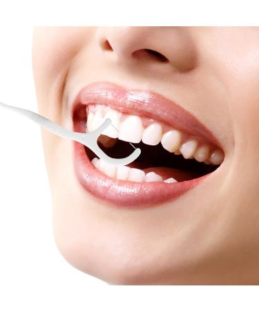 DUXMUZZ Floss Sticks Dental 100 PCS - Disposable Toothpicks for Fresh & Clean Teeth - Floss Picks for Oral Hygiene - Buy Online on GoSupps.com