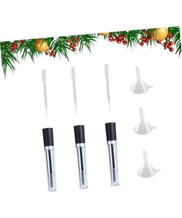 Healeved 9 Pcs 10ml Empty Mascara Tube Clear Mascara Tube Containers with Lids Lip Gloss Containers Funnel 1 g (Pack of 1) As Shownx3pcs - Buy Online on GoSupps.com