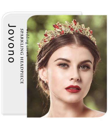 Jovono Wedding Crowns & Tiaras | Elegant Crystal Hair Accessories for Women - International Shipping - Buy Online on GoSupps.com