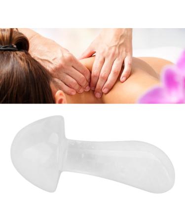 Gua Sha Massage Stones with Mushrooms Skin Care Blood Circulation Professional Mushroom Shoulder Massager for Women (White) - Buy Online on GoSupps.com