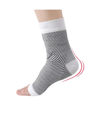 Milisten Ankle Support Sleeve | Yoga & Running Brace | Foot Care & Fitness | L/XL White Ankle Protector - Buy Online on GoSupps.com