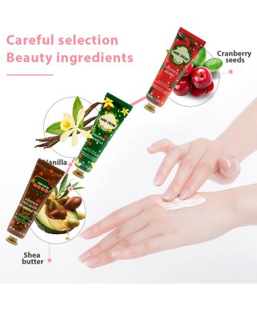 Christmas Hand Cream Set - 3x30ml Gift for Men Women & Friends | Ideal for Cracked Hands - Buy Online on GoSupps.com