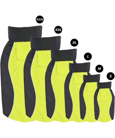 VIZPET Waterproof Reflective Dog Raincoat | Lightweight High Visibility Jacket for Small, Medium, Large Dogs - Green-L - Buy Online on GoSupps.com