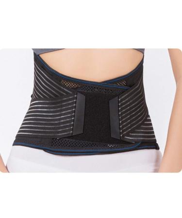 Samnuerly waist support belts for men steel plate solid retaining magnet to keep waist protection warm and self -warming (Size: L/Large)