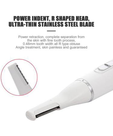 Eyebrow Hair Repairer & Nose Electric Shaver - Beauty Tool RsW309 (White One Size) - Shop Internationally - Buy Online on GoSupps.com