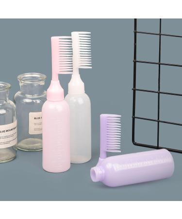 XNHIU 3 Pack Root Comb Applicator Bottle Hair Dye Bottle with Scale Hair Dyeing Bottles - Buy Online on GoSupps.com
