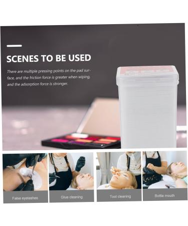 Housoutil 4 Pcs Cleaning Pads for Lash Extensions | Eyelash Extension Accessories & Supplies - Non-Woven Fabric Cleaning Rags & Wipes for Salons - Buy Online on GoSupps.com