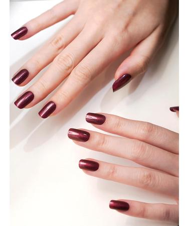 EBANKU 20 PCS Semi Cured Gel Nail Strips - Full Wraps Adhesive Stickers with Nail File - UV/LED Lamp Required - #9 - Buy Online on GoSupps.com