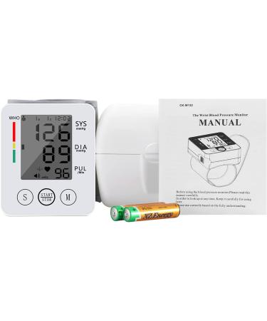 Automatic Wrist Blood Pressure Monitor with Large LCD Display - White - Buy Online on GoSupps.com