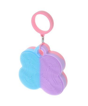 Beaupretty Silicone Face Scrubber Hanging Skincare Brush Love Heart Plasters Manual Face Scrubber Cleaning Brush Skin Care Brush Car Diffuser Facial Wash Brush Portable Bath Brush Silica Gel 7x7cm As Shown 1