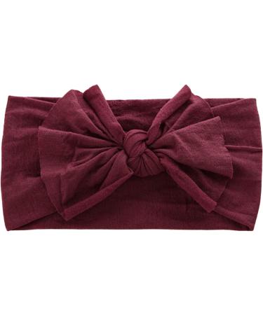 DRESHOW Baby Girl Nylon Headbands with Bows - 5pcs Set | Infant Toddler Hair Accessories - Buy Online on GoSupps.com