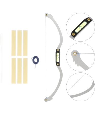 Healeved 3pcs Bow Eyebrow Ruler Eyebrow Level Tool Reusable Eyebrow Stencil Kit Eyebrow Trimming Set - Buy Online on GoSupps.com