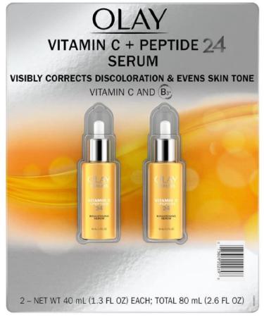 Olay Vitamin C + Peptide 24 Serum - Brightening & Anti-Aging 1.3 oz (2 Pack) - Shop Now for Global Shipping - Buy Online on GoSupps.com