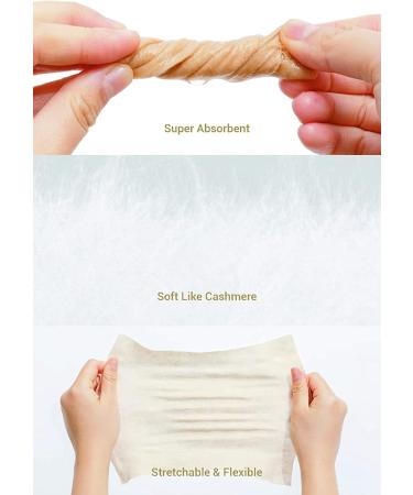 Nature Colored Cotton Dry Baby Wipe For Sensitive Skin - Cashmere Feel Wet and Dry Dual Use Perfect for Baby Adult Skin Care and other Daily Use (6 Packs 100Wipes/pack) 1 count (Pack of 6) - Buy Online on GoSupps.com