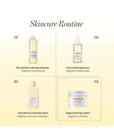 ONGREDIENTS Deep Calming Cream & Lotion Duo - Buy Online on GoSupps.com