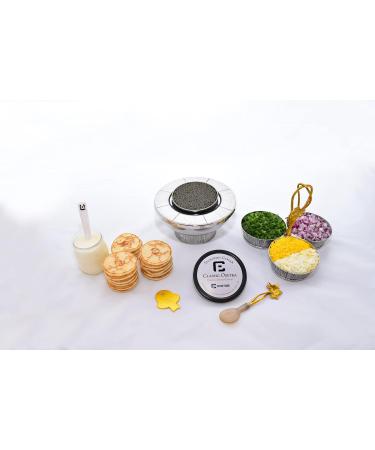 Classic Osetra Caviar -Most popular & Delicious Sturgeon Caviar in the world (50g) 50 g (Pack of 1) - Buy Online on GoSupps.com