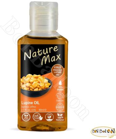 Nature Max Lupine Oil Essential Oils Natural Undiluted Pure for Hair and Skin Care Cold Pressed Premium (1 Pack 2.70 oz / 80 ml)  - Buy Online on GoSupps.com