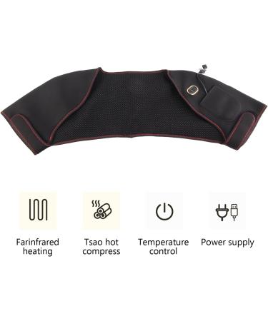 Buy Massaging Heated Shoulder Wraps | 3 Heating Levels for Neck & Shoulder Pain Relief - 2XL Size - Buy Online on GoSupps.com