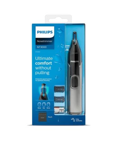 Philips NT3650/16 Series 3000 Waterproof Nose and Ear Trimmer - Precision Grooming for Men | International Shipping Available - Buy Online on GoSupps.com