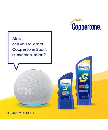 Coppertone Sport Face Sunscreen Lotion SPF 50 - 2.5 fl oz | High Protection for Active Lifestyles - Buy Online on GoSupps.com