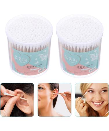 Milisten 400pcs Baby Cotton Swabs Safety Cleaning Cotton Sticks Double Head Ear Buds Spiral Tips Cotton Swabs for Children - Buy Online on GoSupps.com