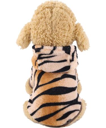 XIAOYU Pet Clothes - Warm Hoodie Costume for Dogs & Cats | Halloween Cosplay Apparel - Small Tiger - Buy Online on GoSupps.com
