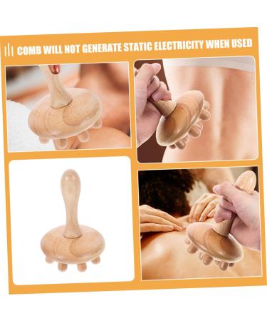 Shop Sewoart 2-in-1 Meridian Massage Brush & Body Stimulator | Hair & Scalp Care for Thick Hair | Long Handle Lotus Seed Design - Buy Online on GoSupps.com