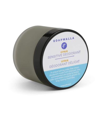 Soapwalla - Organic / Vegan Sensitive Skin Deodorant Cream (Citrus  Baking Soda-Free)