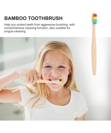 Beaupretty Bamboo Toothbrush Set - 6 Natural & Eco-Friendly Travel Toothbrushes for Adults & Kids - Perfect for Camping Hotels & Travel - Buy Online on GoSupps.com