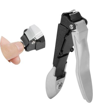 Stainless Steel Nail Clipper with Strong Blade Nail Cutter Fingernail Clipper Anti Splash and Nonslip Lever for Durable - Buy Online on GoSupps.com