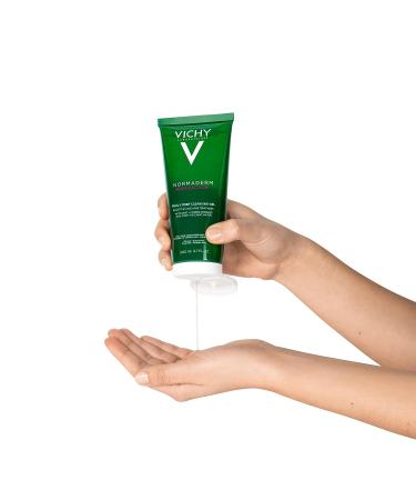 Vichy Normaderm Daily Acne Face Wash with Salicylic Acid | Cleanser for Oily & Acne Prone Skin | Clears Pores & Blackheads | Sensitive Skin Cleansing Gel | 6.7 Fl Oz - Buy Online on GoSupps.com