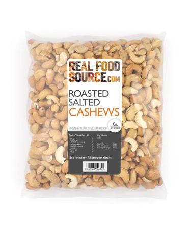 RealFoodSource Roasted & Salted Cashews 1kg