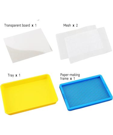 Worown Plastic Paper Making Frame Kit - 5x7 Inch Paper Screen for DIY Crafts - Buy Online on GoSupps.com