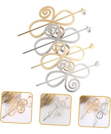 minkissy 8 Sets Hairpin Tiaras for Girls Medium Hair Clips for Women Hair Barrettes for Women Hair Clips Metal Girl Hair Clips Hair Ponytail Hair Chopsticks for Women Korean Miss Alloy Tool - Buy Online on GoSupps.com