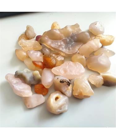 Natural Crystal Rough 100g Natural Rough Agate Alxa League Gobi Agate Jewelry Processing Materials Decorative Stones for Household Fish Tanks Crystal Random size 100g - Buy Online on GoSupps.com