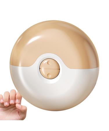 Electric Nail Clipper - Electric Nail Grinder USB Rechargeable Nail Clippers with Catcher 2 in-1 Nail File for Baby Kids Seniors Newborn Adult Yellow