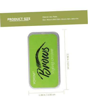 WOONEKY 3 Sets Natural Mascara Brow Cream Waterproof Brow Soap Brow Shaping Soap Woman Brow Soap Gel Texture - Buy Online on GoSupps.com