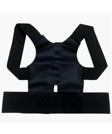 Back Support Back Brace Lumbar Support Posture Corrector Orthopedic Corset Back Waist Support with Shoulder Brace Spinal Back Support Belt(Black Large) Large Black - Buy Online on GoSupps.com