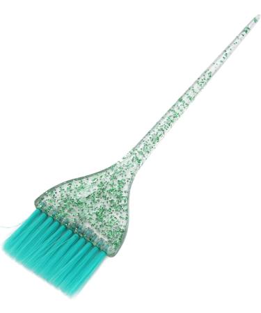 Glitter Handle Hair Dye Brush Hair Coloring Tool with Long Handle Material Pearly Lustre Handle for Beauty Salon and Hair Salon (Green) - Buy Online on GoSupps.com